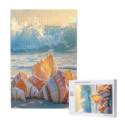 Puzzle Hülse,Puzzle 6000 Teile Ozean Holzpuzzle Erwachsene mit Geschenkbox und Poster,Schwieriges,Unterhaltsames,Herausforderndes,Geeignet für Anfänger ab 14 Jahren,Geschenke für Männer/Frauen M-1814 von Yeogcohe